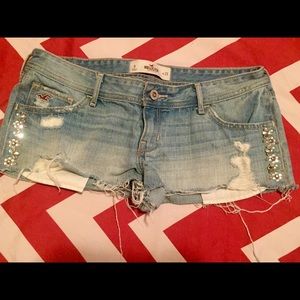Hollister jean shorts